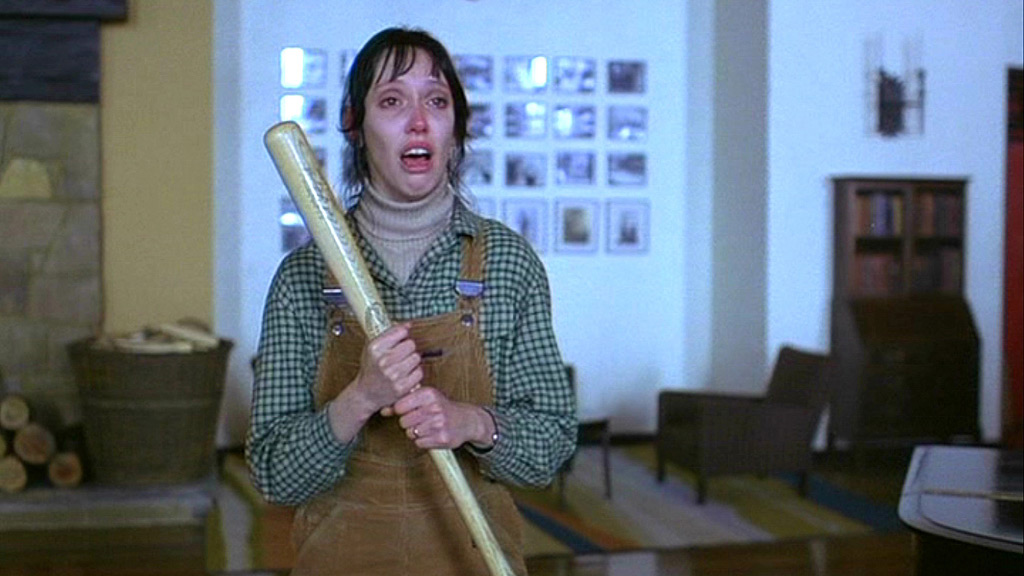 Shelley Duvall as Wendy. 